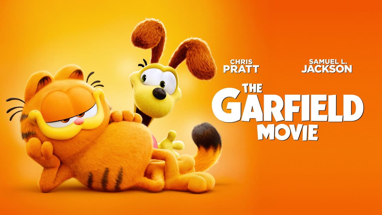 The Garfield Movie — backdrops with title 1