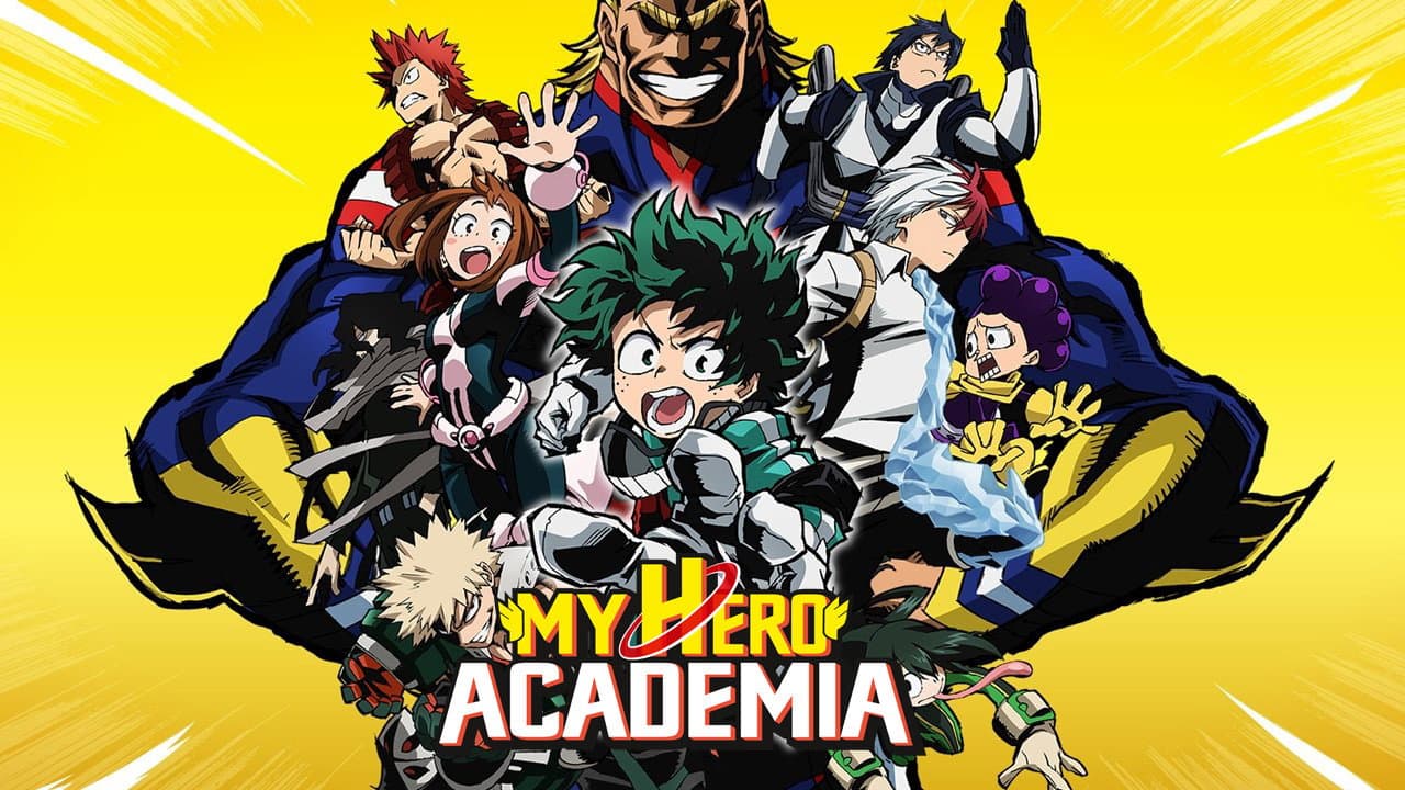 My Hero Academia — backdrops with title 2