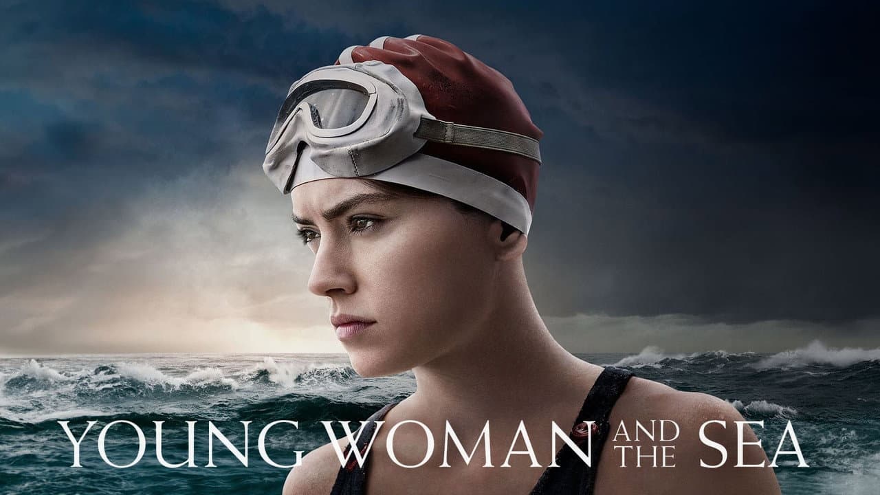 Young Woman and the Sea — backdrops with title 3