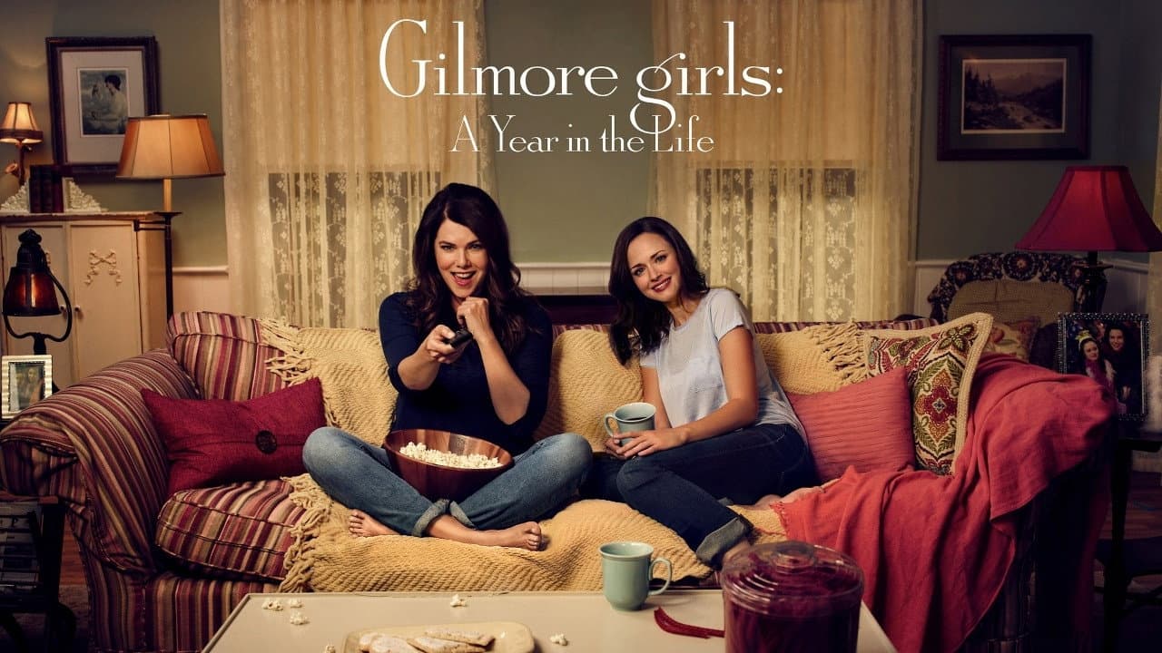 Gilmore Girls: A Year in the Life — backdrops with title 1