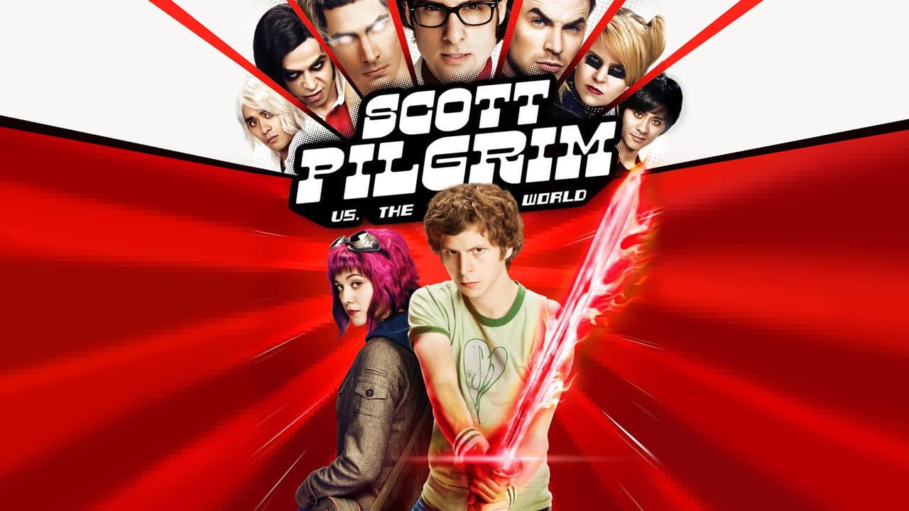 Scott Pilgrim vs. the World — backdrops with title 4