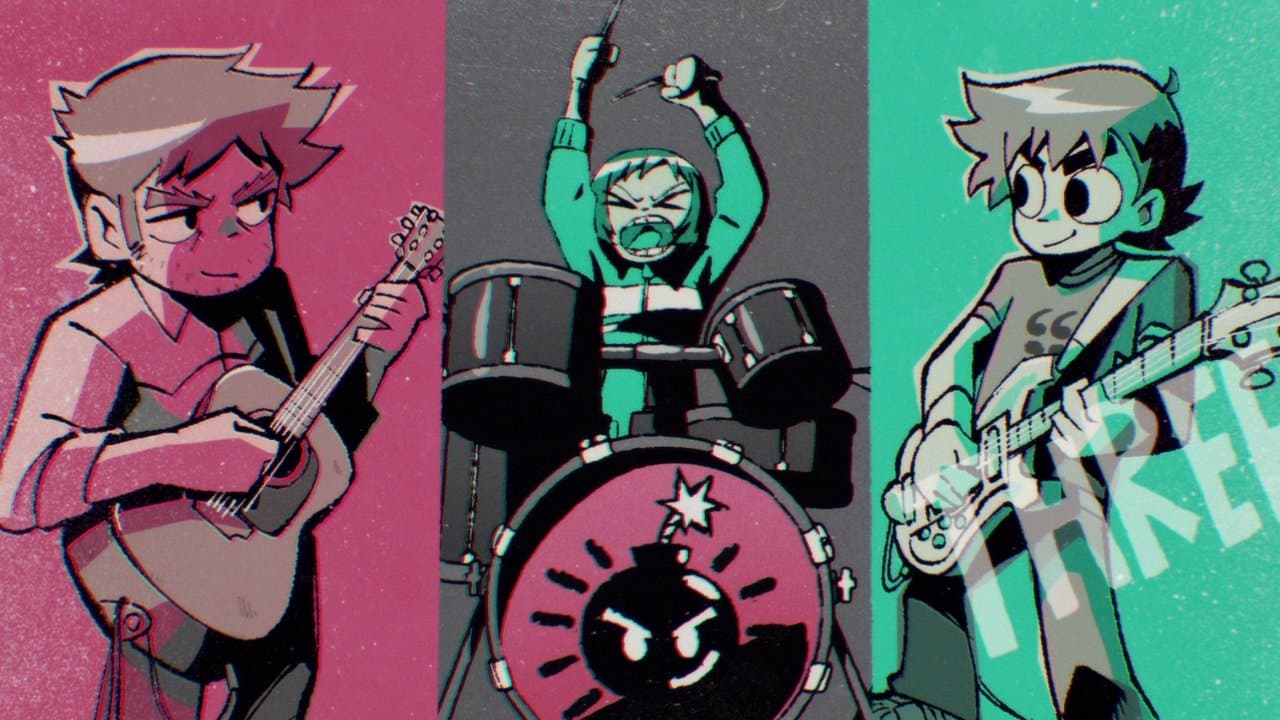 Scott Pilgrim Takes Off — backdrops 2