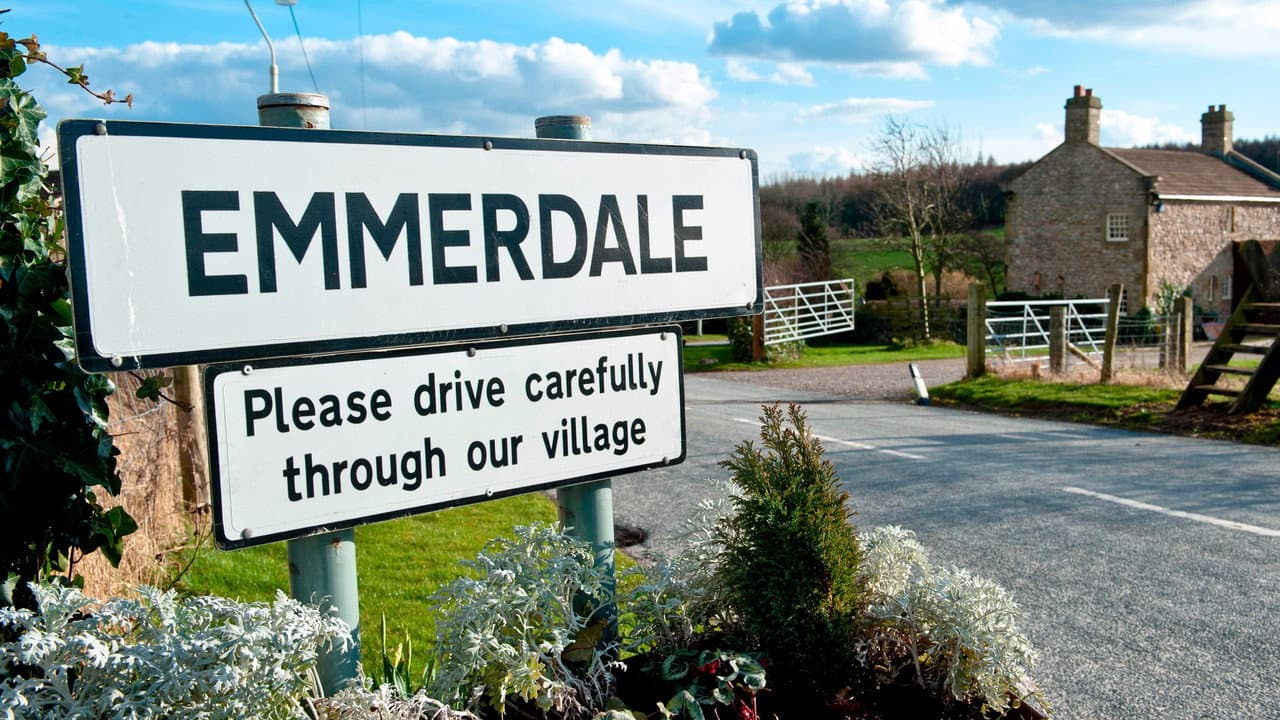 Emmerdale — backdrops with title 1