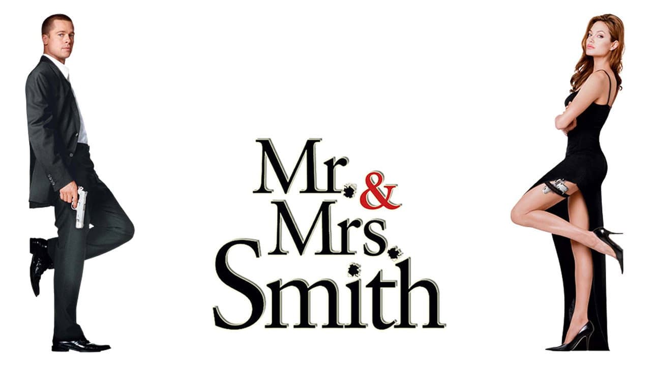 Mr. & Mrs. Smith — backdrops with title 1