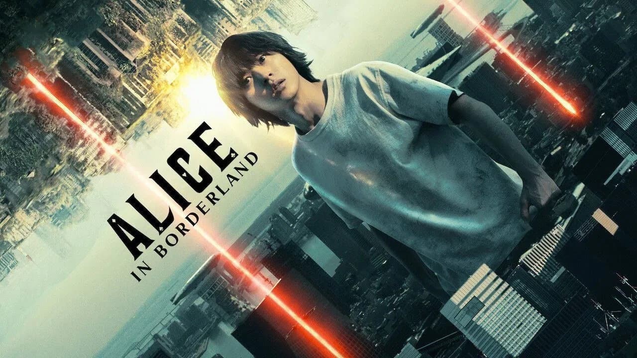 Alice in Borderland — backdrops with title 2