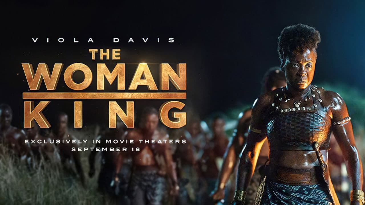 The Woman King — backdrops with title 1