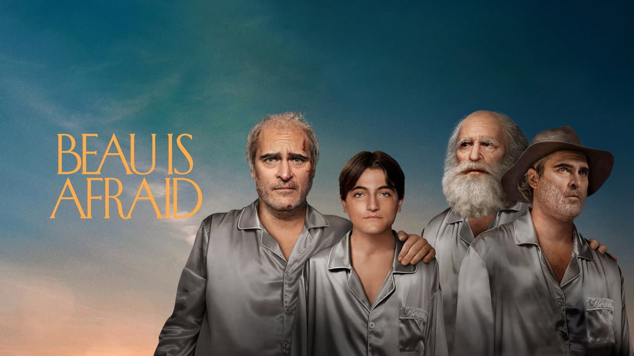 Beau Is Afraid — backdrops with title 1