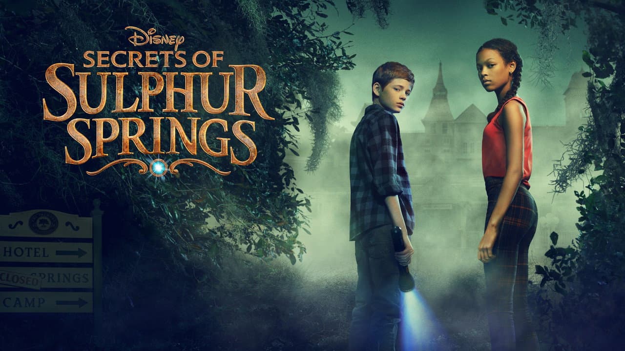 Secrets of Sulphur Springs — backdrops with title 3