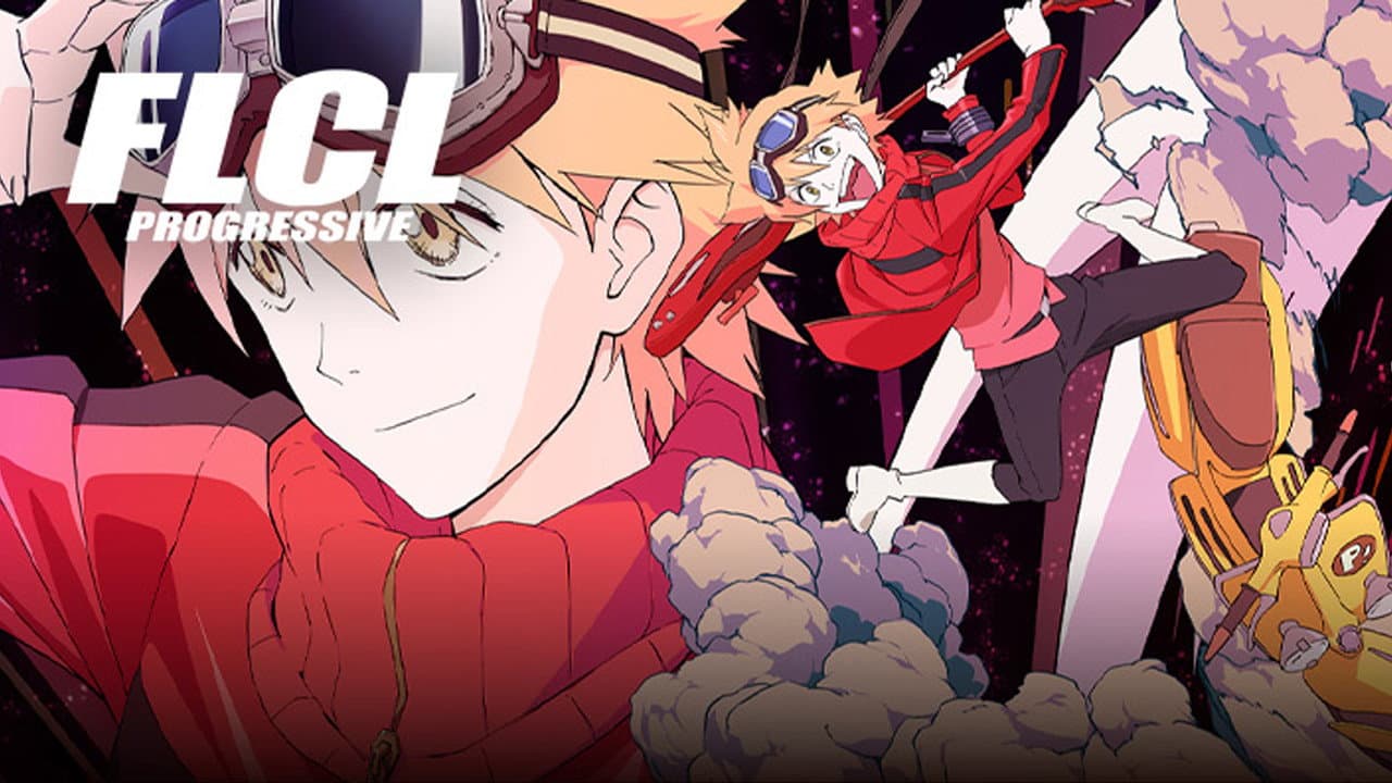 FLCL — backdrops with title 3