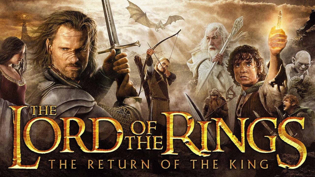 The Lord of the Rings: The Return of the King — backdrops with title 2