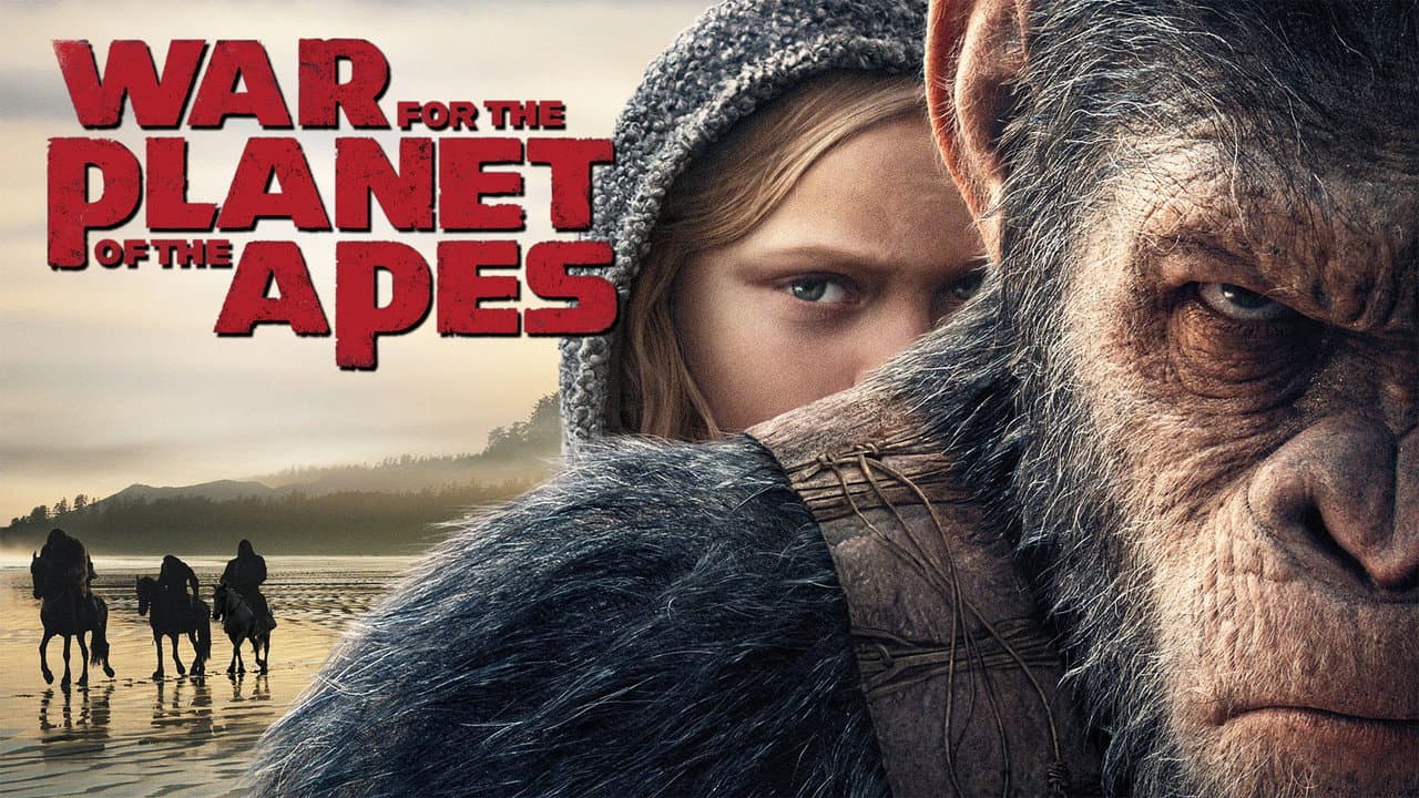 War for the Planet of the Apes — backdrops with title 4