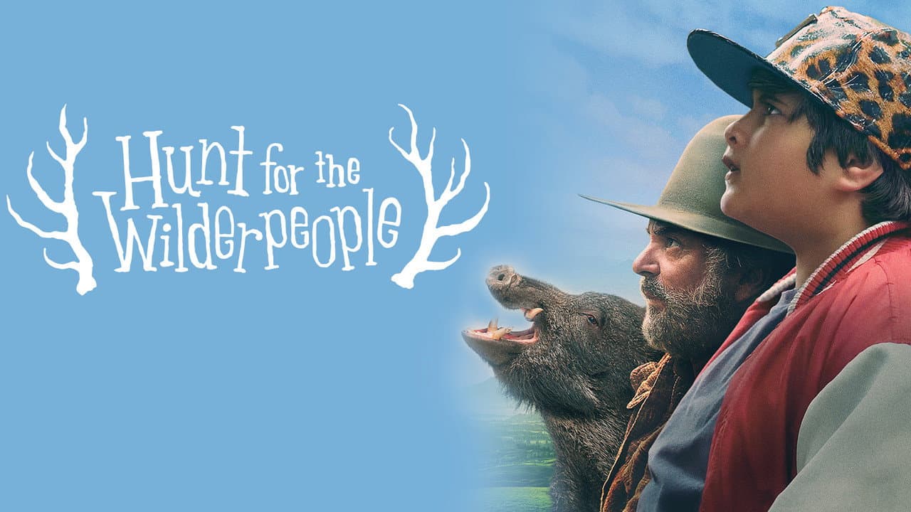 Hunt for the Wilderpeople — backdrops with title 3