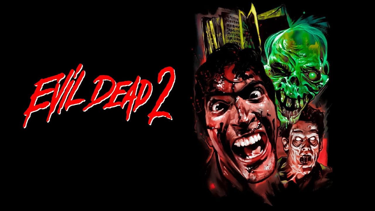 Evil Dead II — backdrops with title 7