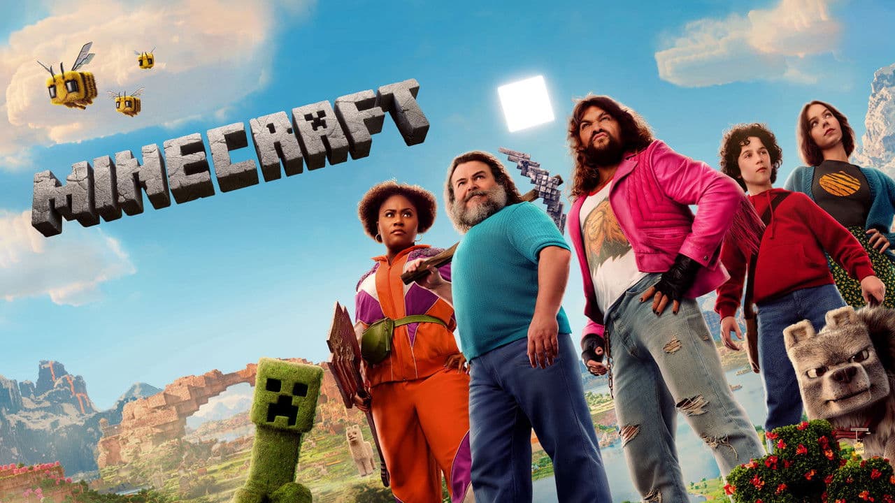 A Minecraft Movie — backdrops with title 3