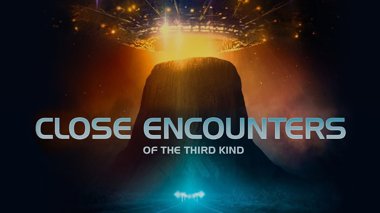Close Encounters of the Third Kind — backdrops with title 2