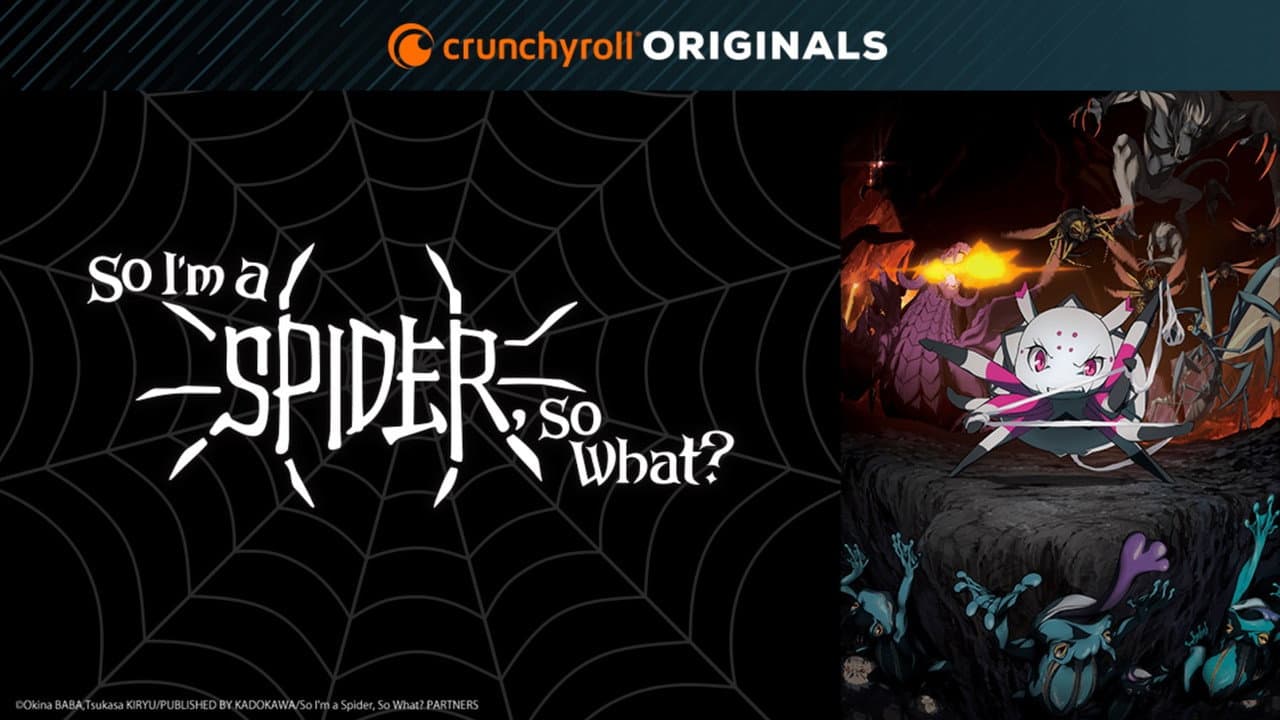 So I'm a Spider, So What? — backdrops with title 1