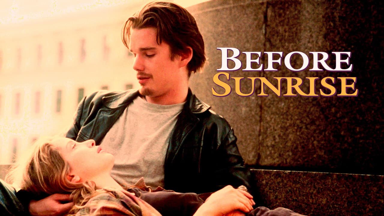 Before Sunrise — backdrops with title 2