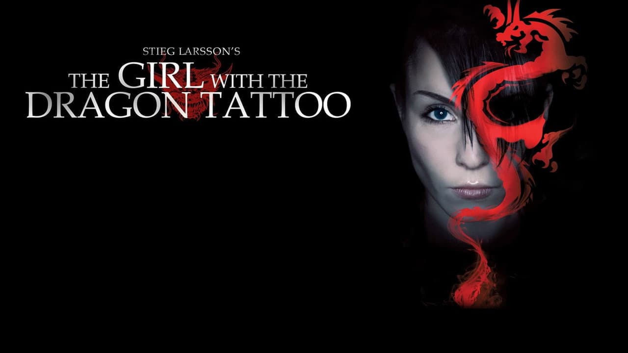 The Girl with the Dragon Tattoo — backdrops with title 3