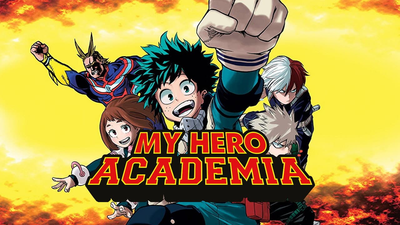 My Hero Academia — backdrops with title 7