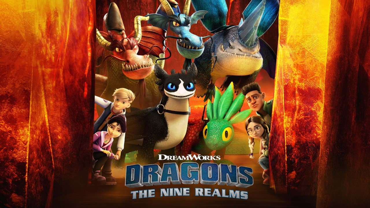 Dragons: The Nine Realms — backdrops with title 4