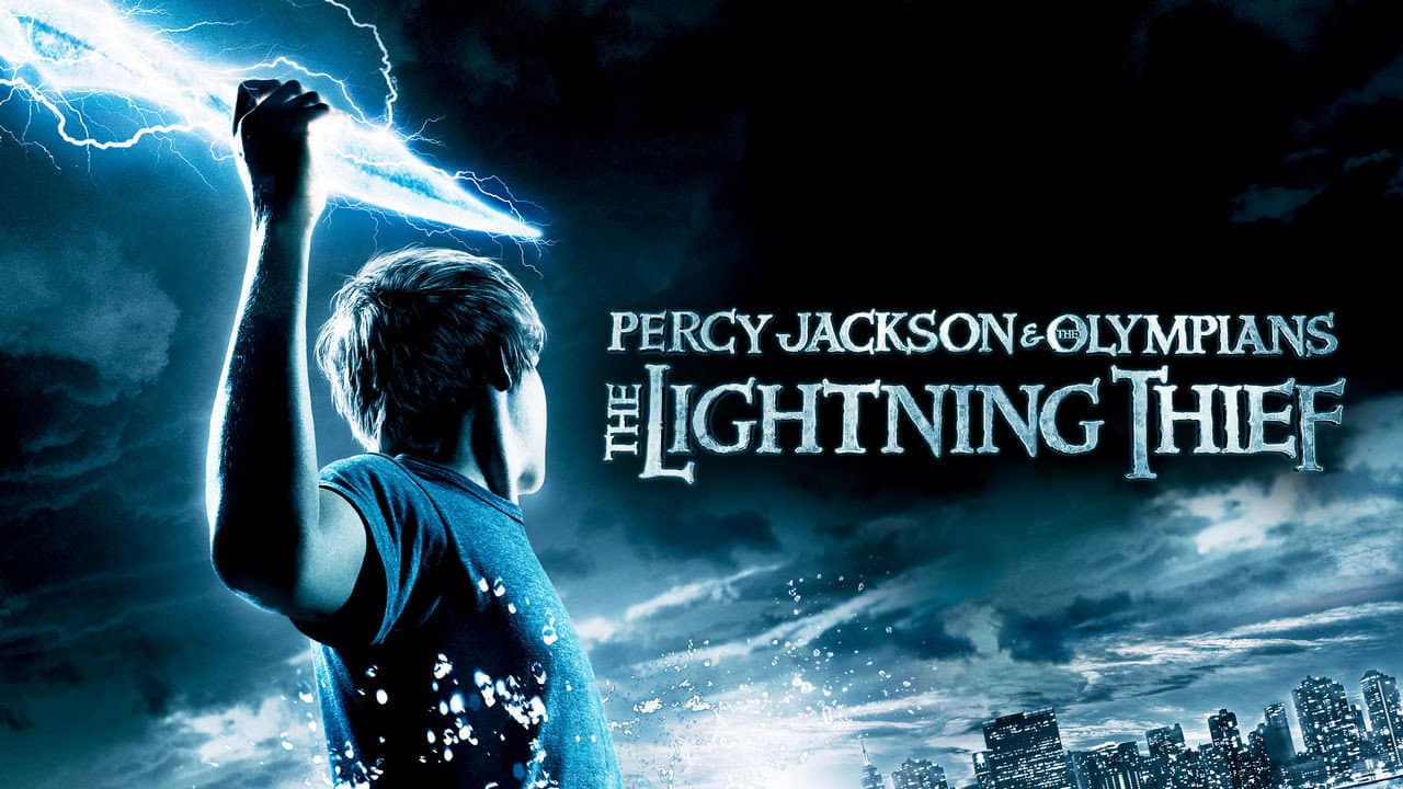Percy Jackson & the Olympians: The Lightning Thief — backdrops with title 2