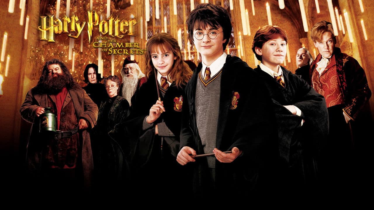 Harry Potter and the Chamber of Secrets — backdrops with title 7