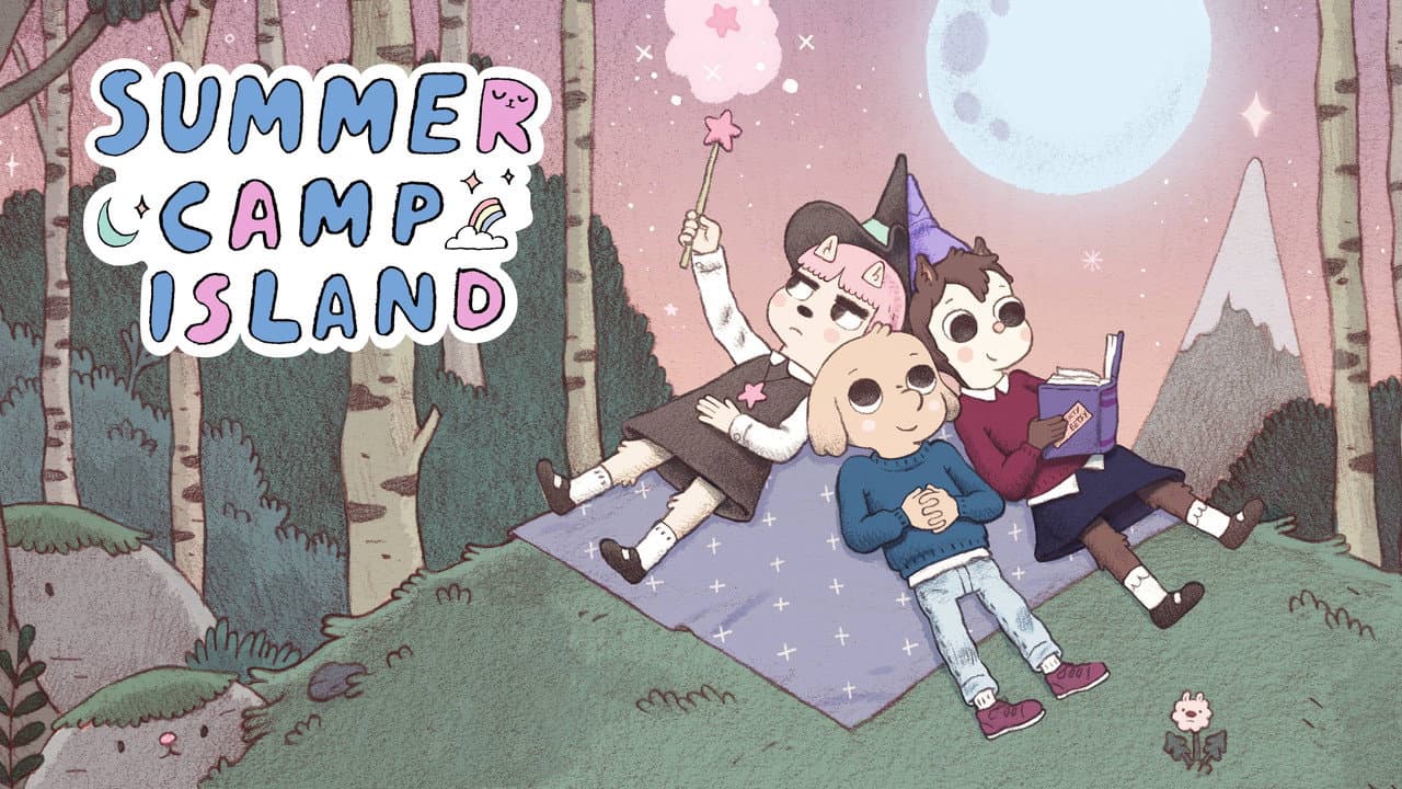 Summer Camp Island — backdrops with title 2