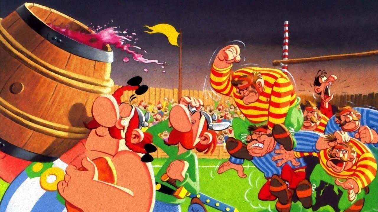 Asterix in Britain — backdrops 3