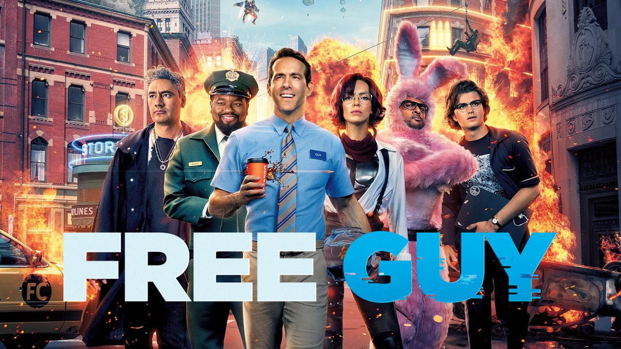 Free Guy — backdrops with title 3