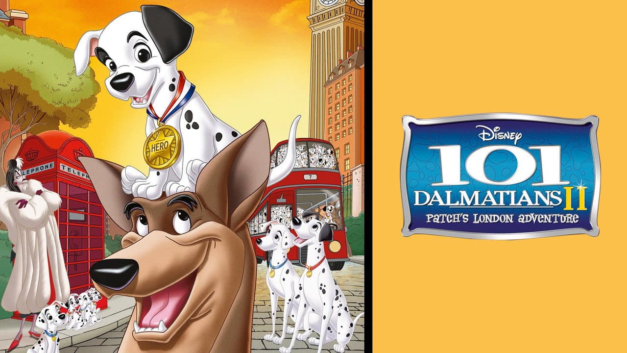 101 Dalmatians II: Patch's London Adventure — backdrops with title 2
