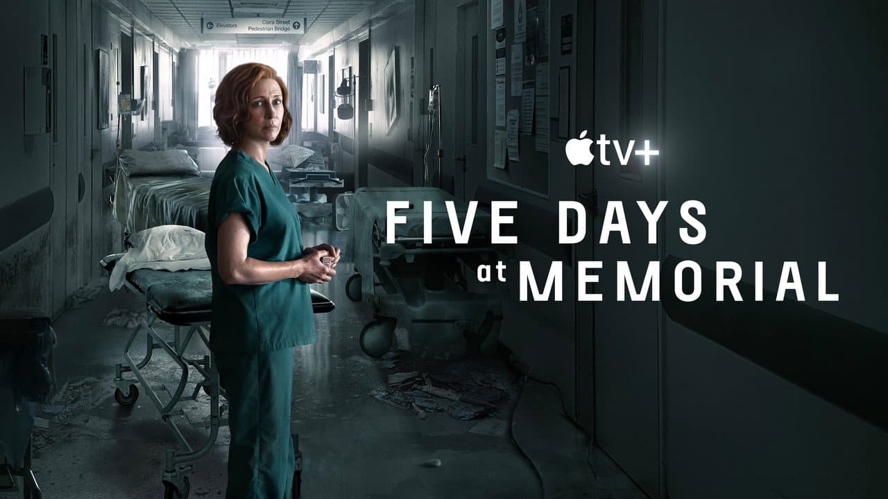 Five Days at Memorial — backdrops with title 8