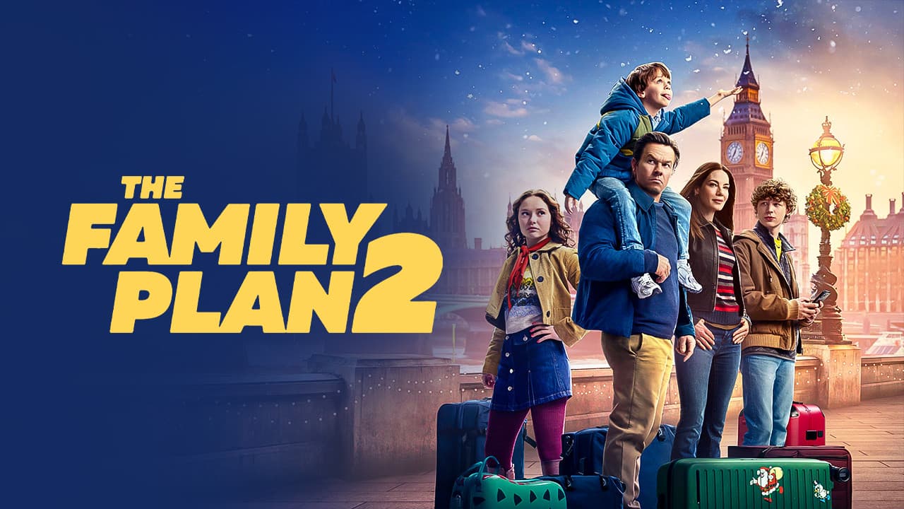 The Family Plan 2 — backdrops with title 7