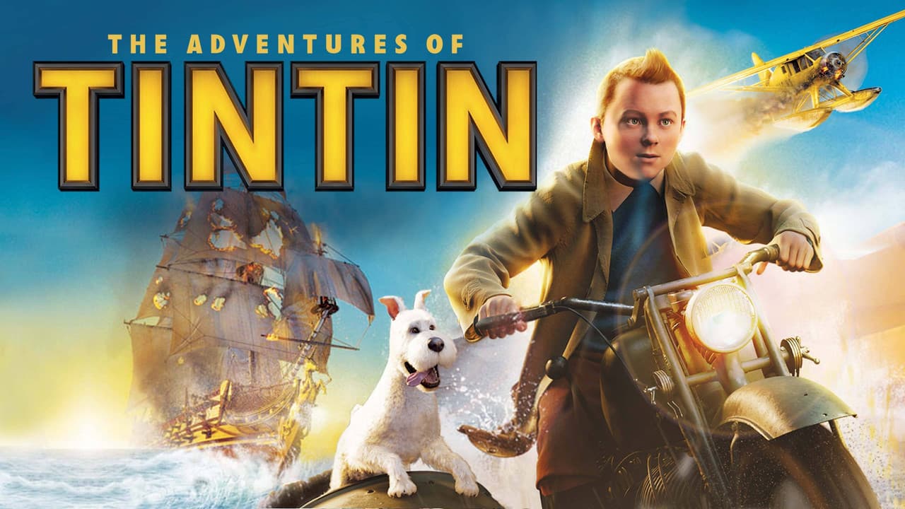 The Adventures of Tintin — backdrops with title 2