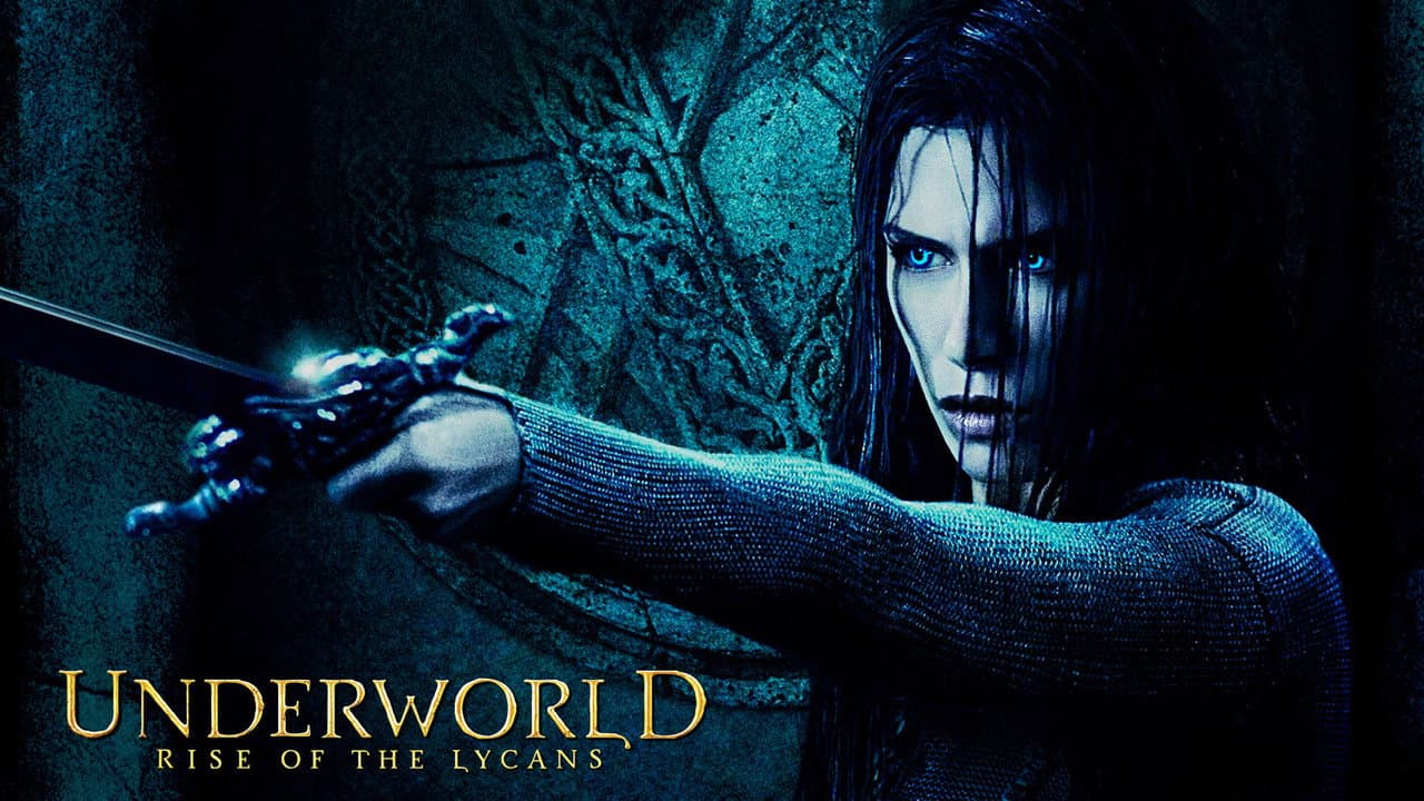 Underworld: Rise of the Lycans — backdrops with title 4
