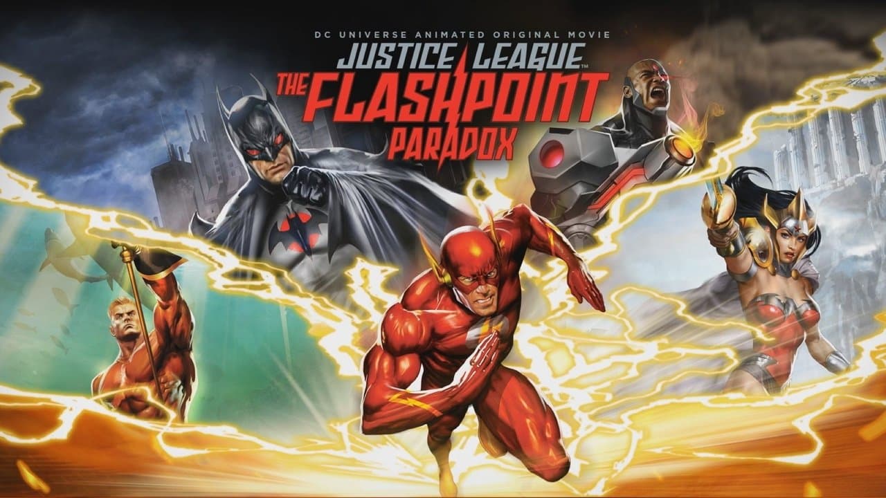 Justice League: The Flashpoint Paradox — backdrops with title 1