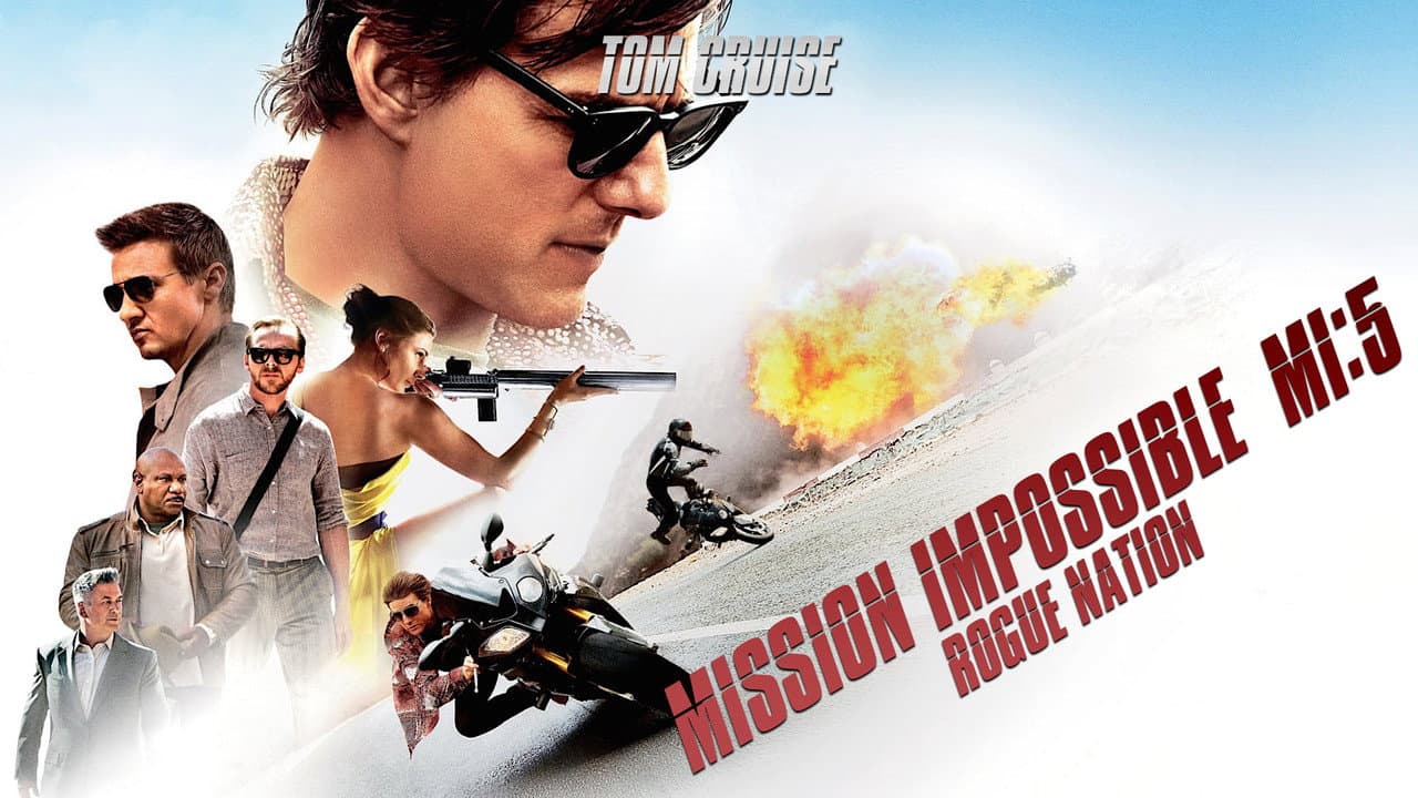 Mission: Impossible - Rogue Nation — backdrops with title 7