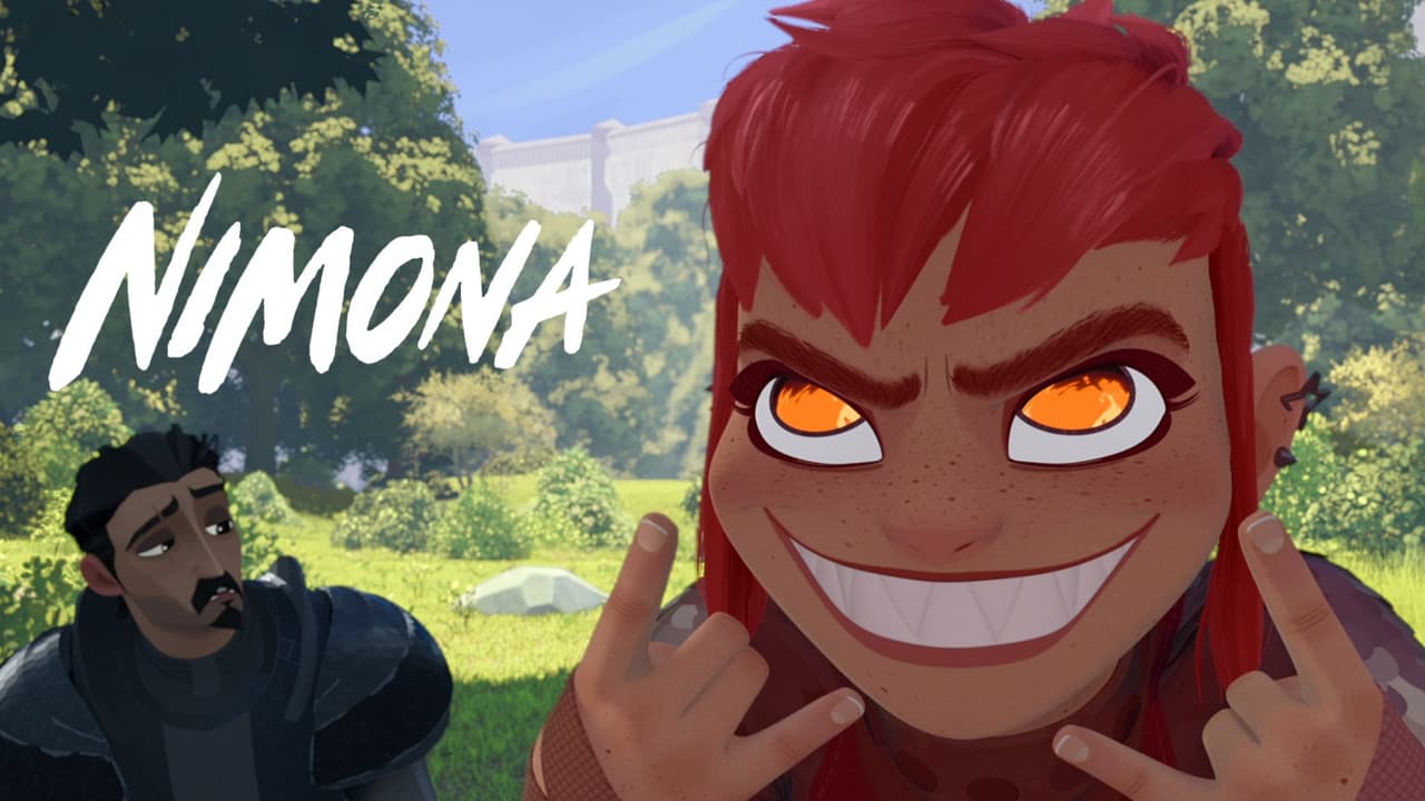 Nimona — backdrops with title 2