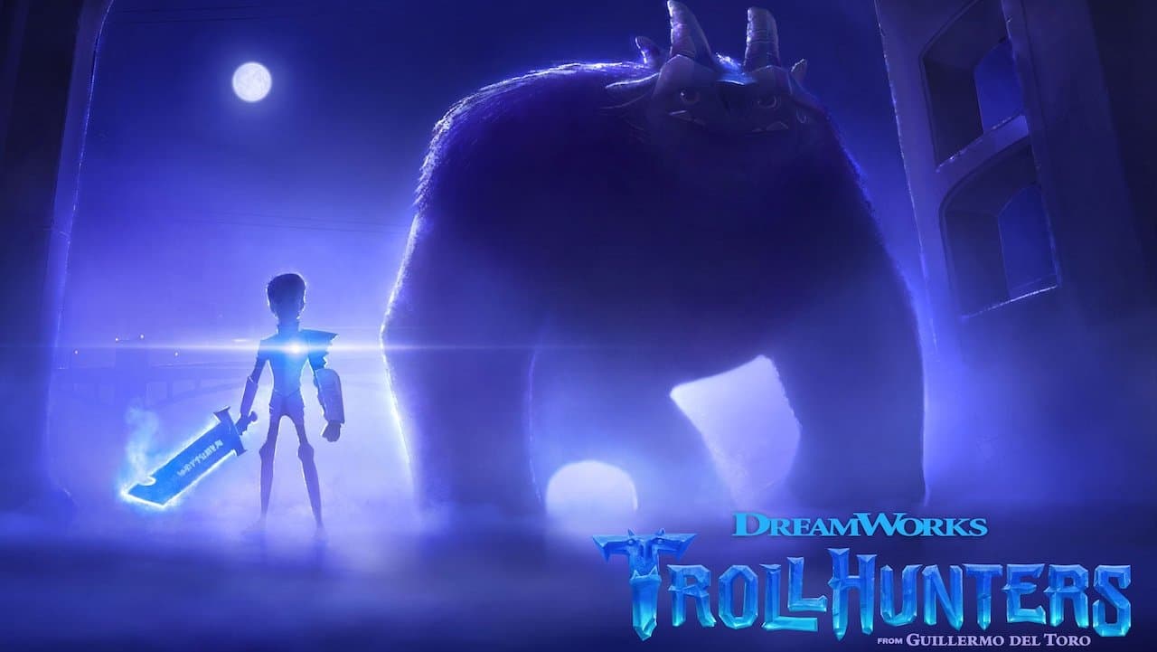 Trollhunters: Tales of Arcadia — backdrops with title 1