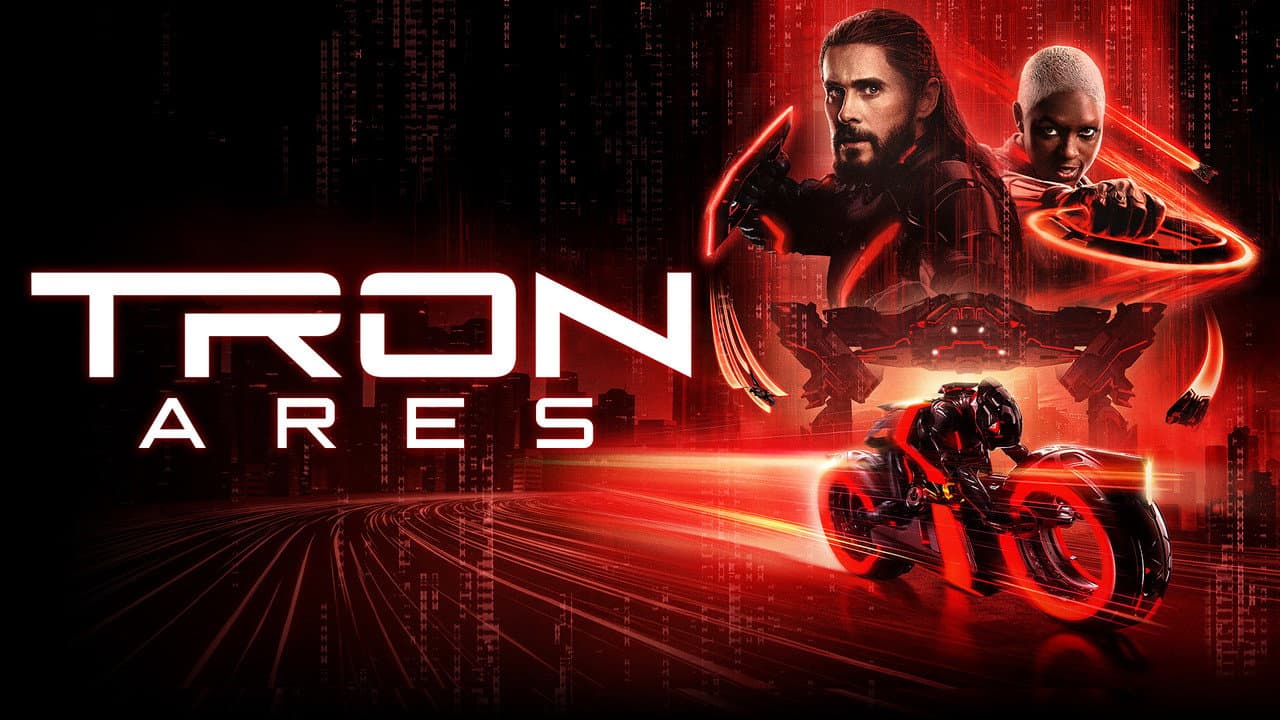 TRON: Ares — backdrops with title 2
