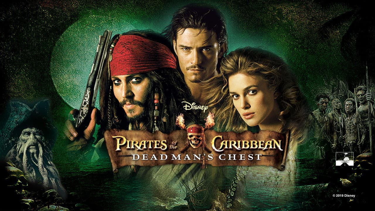 Pirates of the Caribbean: Dead Man's Chest — backdrops with title 1