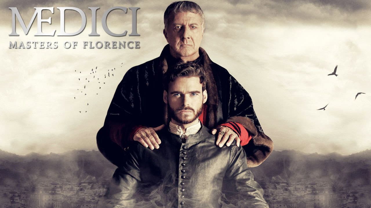 Medici: Masters of Florence — backdrops with title 1