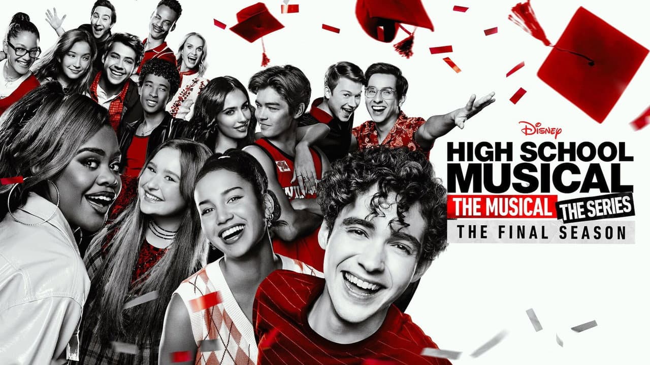 High School Musical: The Musical: The Series — backdrops with title 1