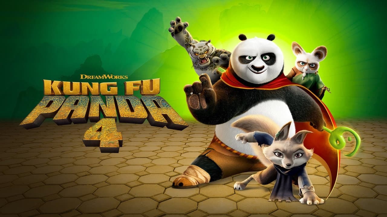Kung Fu Panda 4 — backdrops with title 1