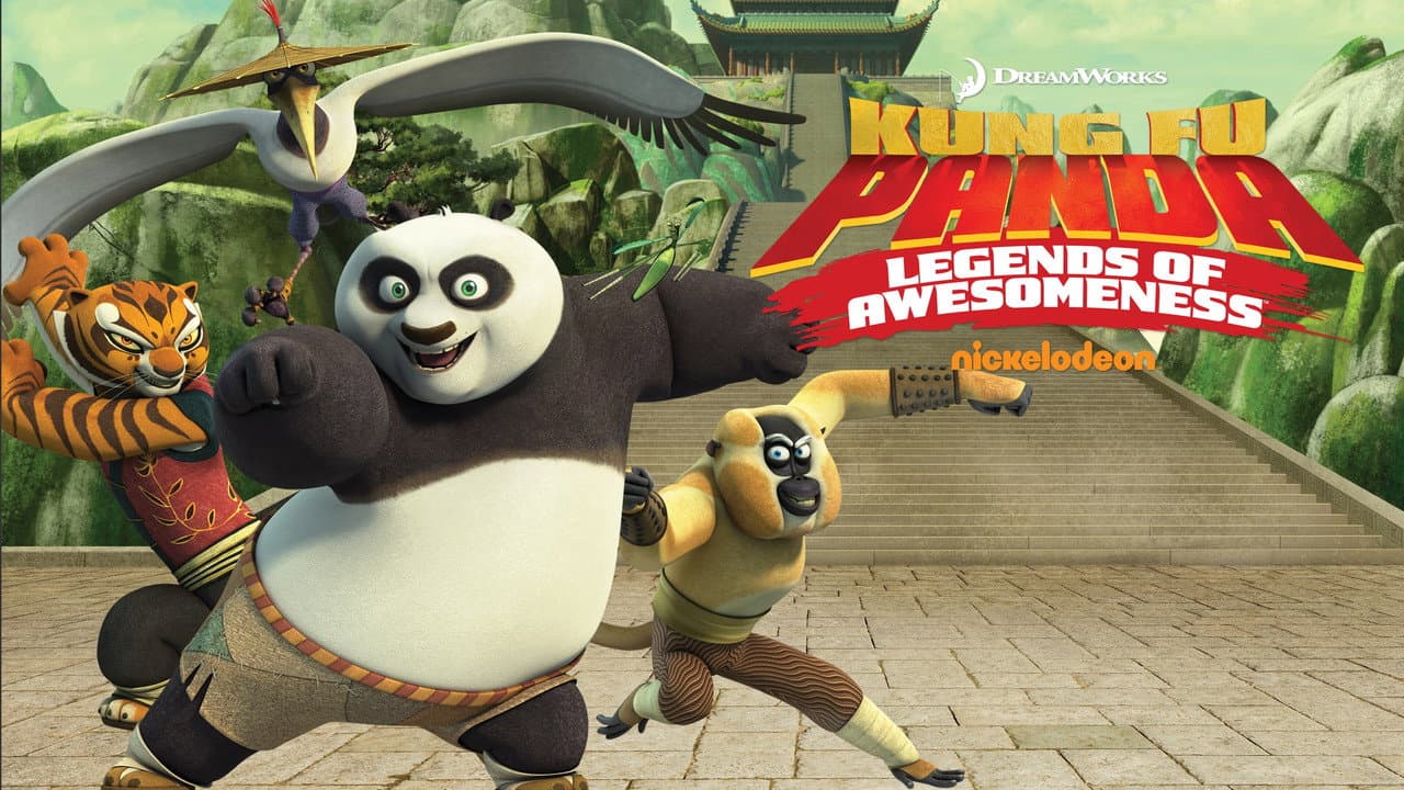 Kung Fu Panda: Legends of Awesomeness — backdrops with title 3