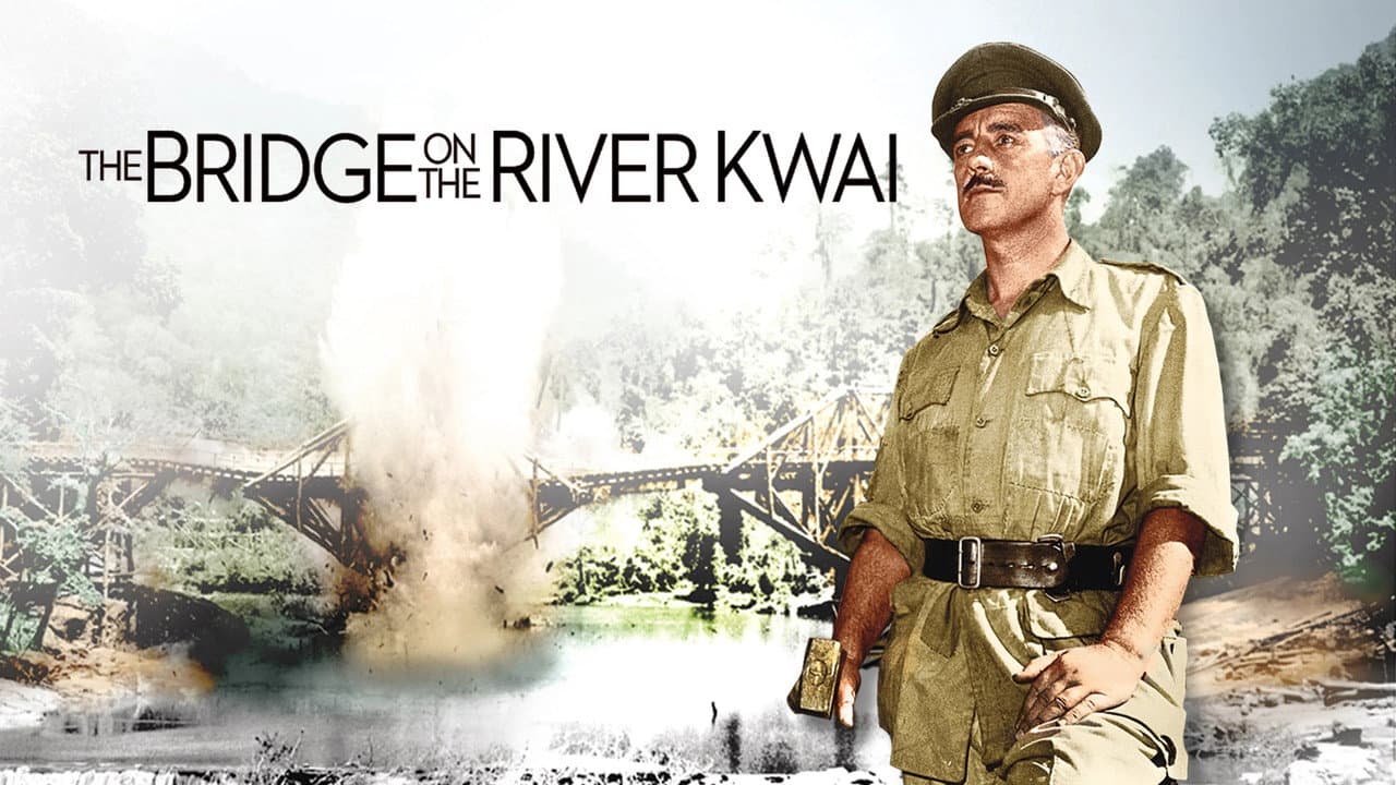 The Bridge on the River Kwai — backdrops with title 5