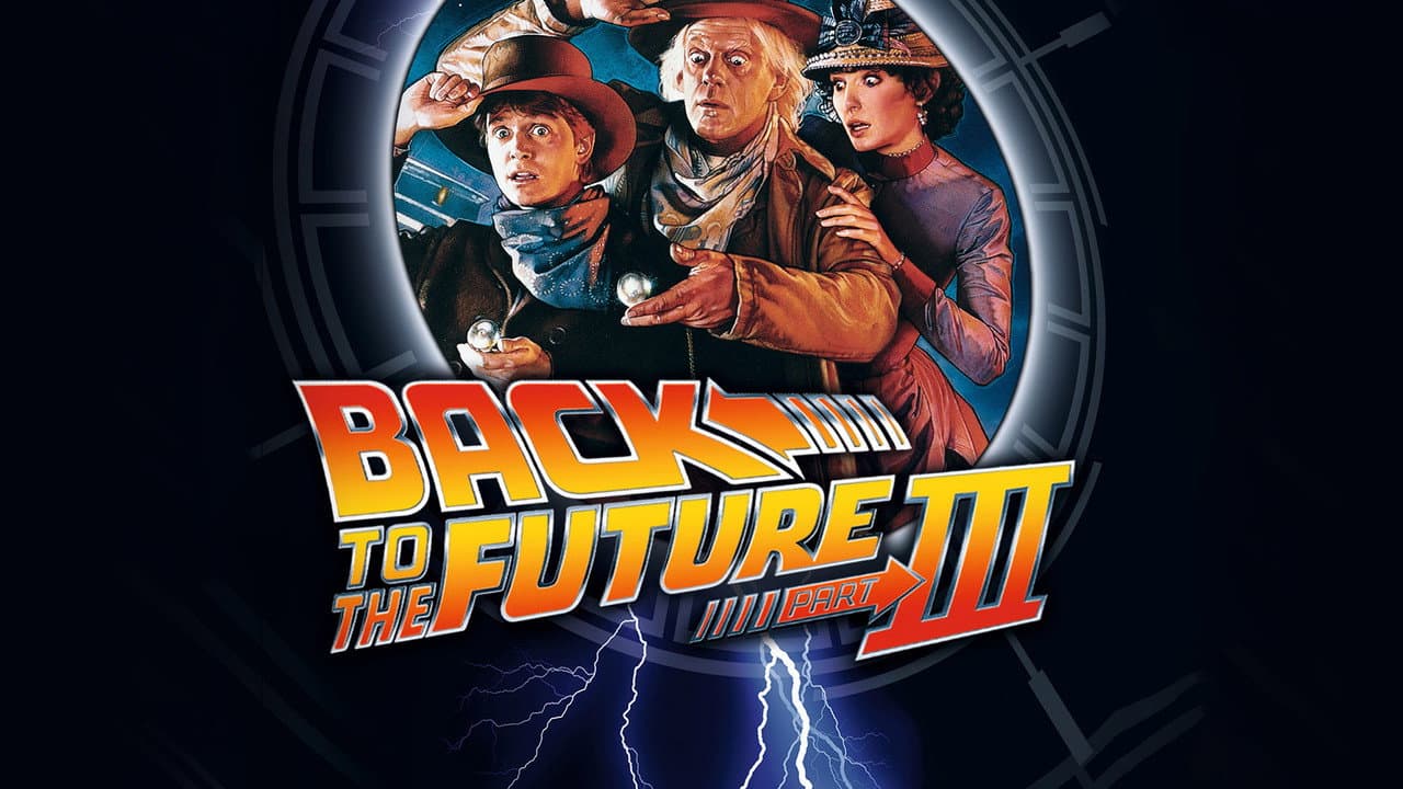 Back to the Future Part III — backdrops with title 6