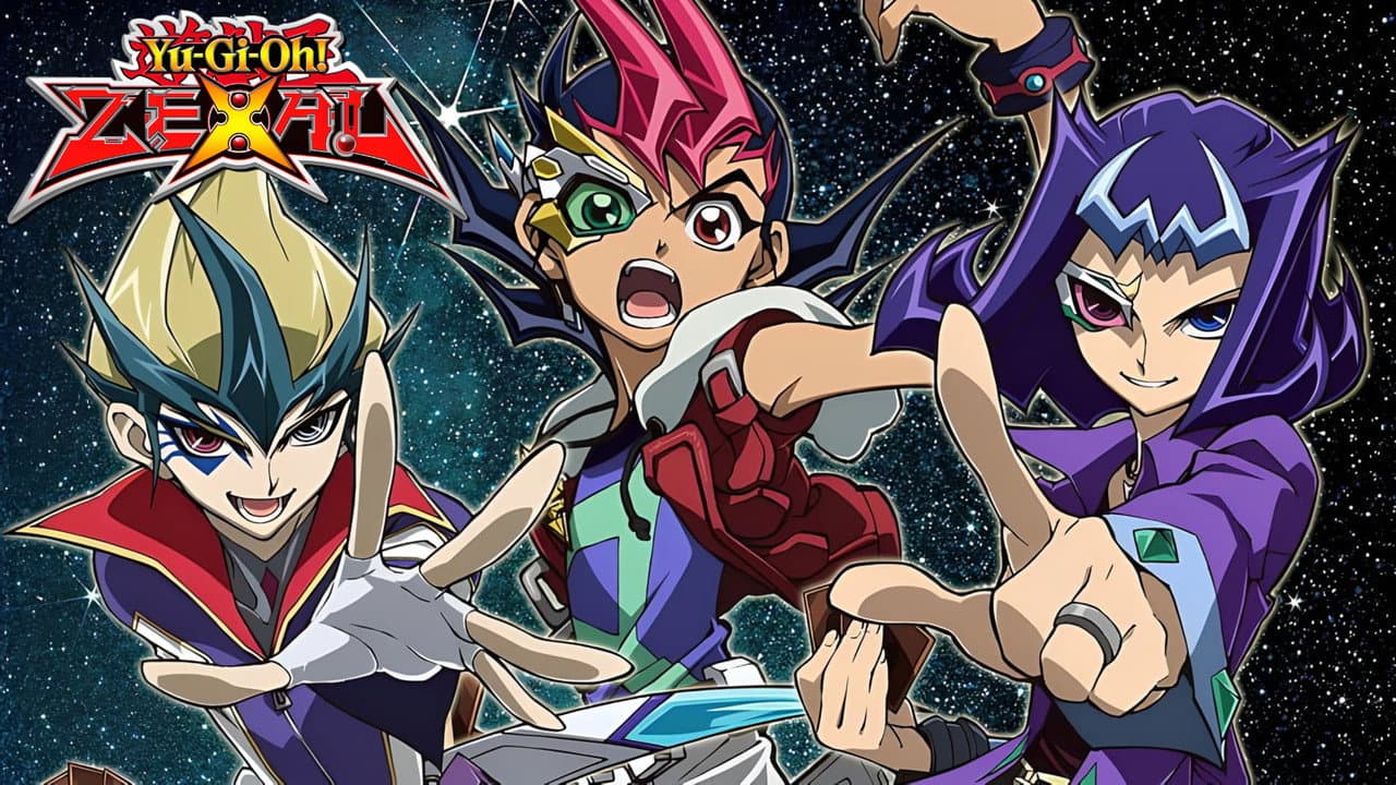 Yu-Gi-Oh! Zexal — backdrops with title 3