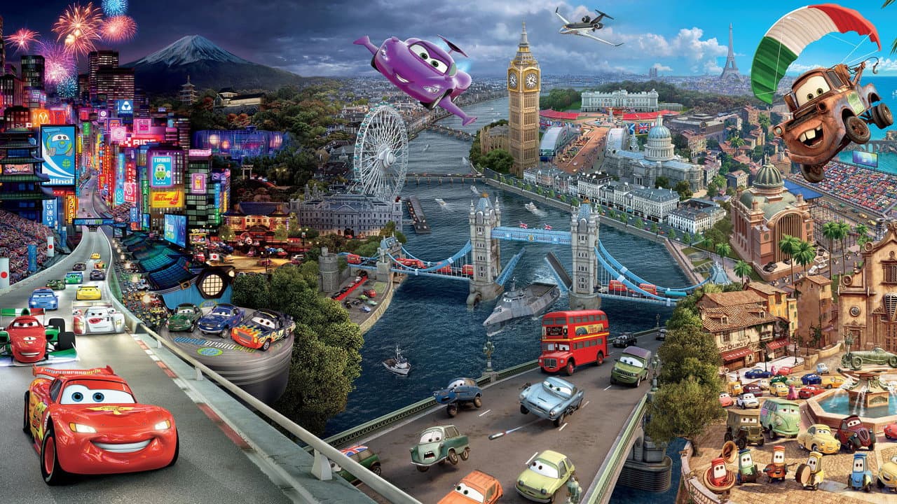 Cars 2 — backdrops 7