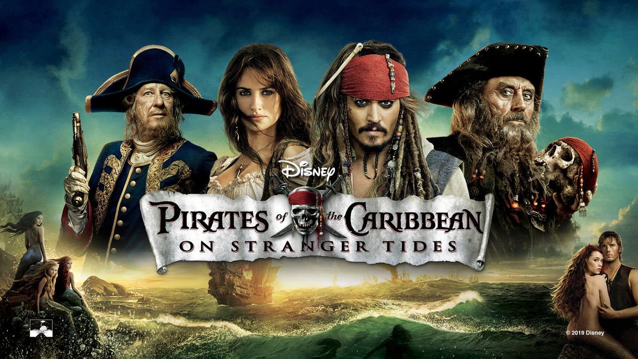 Pirates of the Caribbean: On Stranger Tides — backdrops with title 1