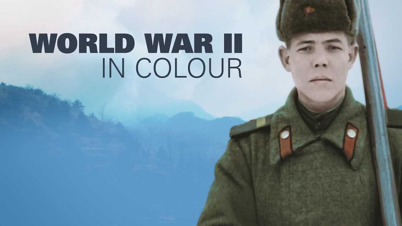 World War II in Colour — backdrops with title 7